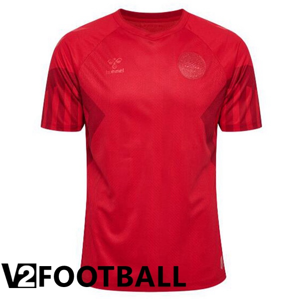 Denmark Home Shirts Red World Cup 2022