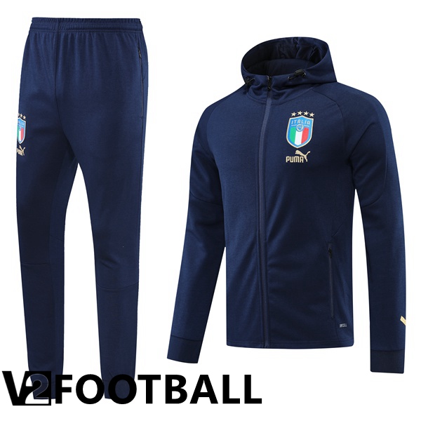Italy Training Tracksuit Hoodie Royal Blue 2022/2023
