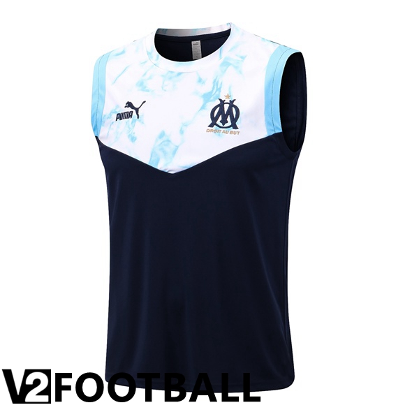 Olympique MarseilleFootball Vest Black White 2022/2023