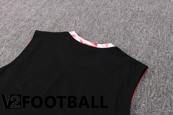 AC Milan Football Vest + Shorts Black White 2022/2023