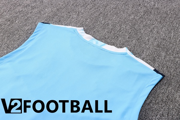 Olympique MarseilleFootball Vest + Shorts Blue White 2022/2023