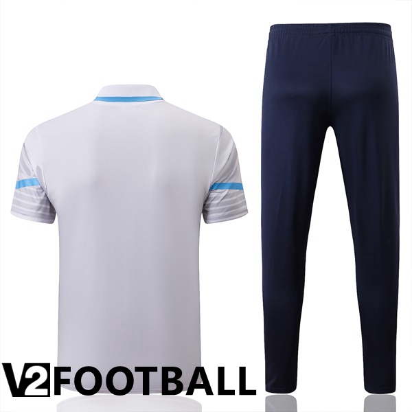 Olympique MarseillePolo Shirts + Pants White 2022/2023