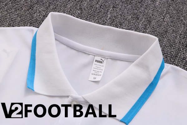 Olympique MarseillePolo Shirts + Pants White 2022/2023