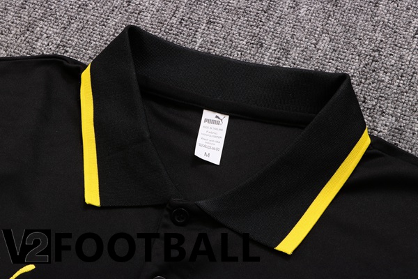 Borussia Dortmund Polo Shirts + Pants Black 2022/2023