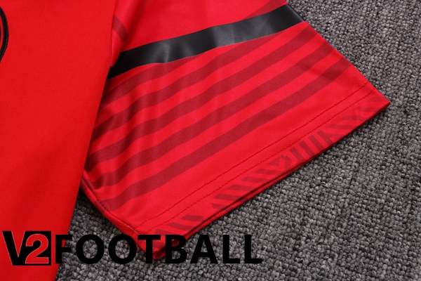 AC Milan Polo Shirts + Pants Red 2022/2023