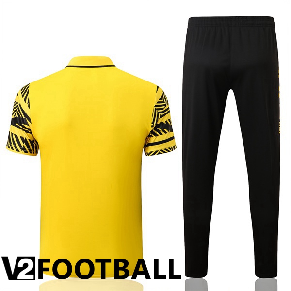 Borussia Dortmund Polo Shirts + Pants Yellow 2022/2023