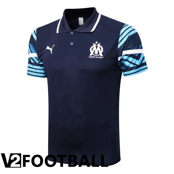 Olympique MarseillePolo Shirts Royal Blue 2022/2023