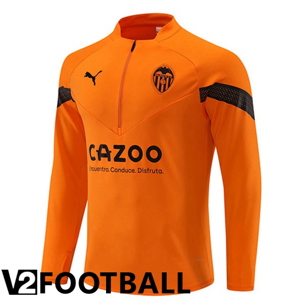 Valencia CF Training Sweatshirt Orange 2022/2023