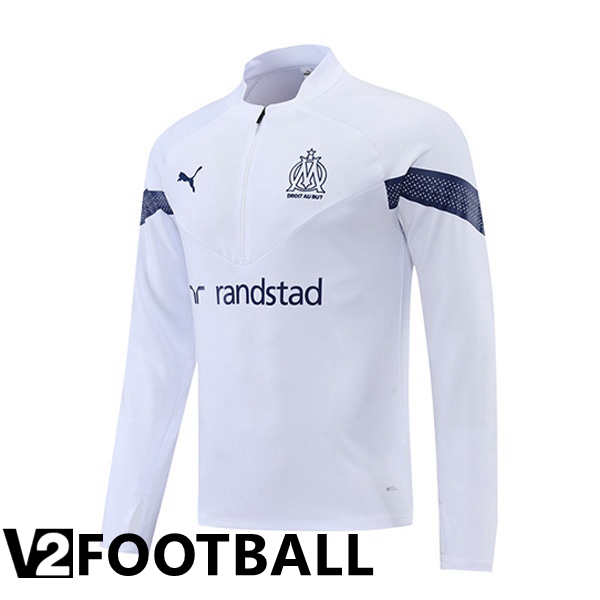 Olympique MarseilleTraining Sweatshirt White 2022/2023