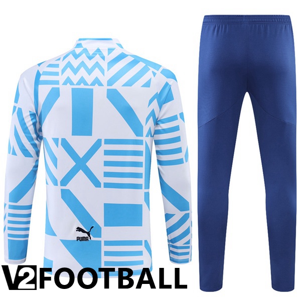 Manchester City Training Tracksuit Blue White 2022/2023