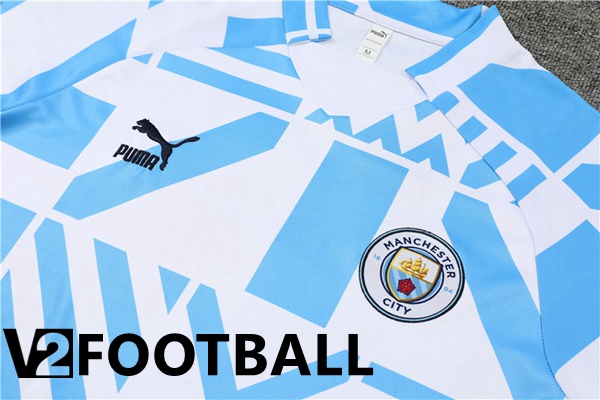 Manchester City Training Tracksuit Blue White 2022/2023