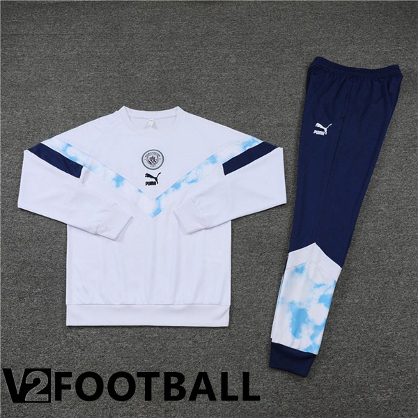 Manchester City Training Tracksuit White 2022/2023