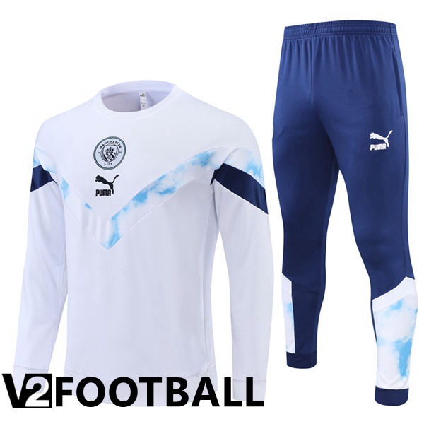 Manchester City Training Tracksuit White 2022/2023