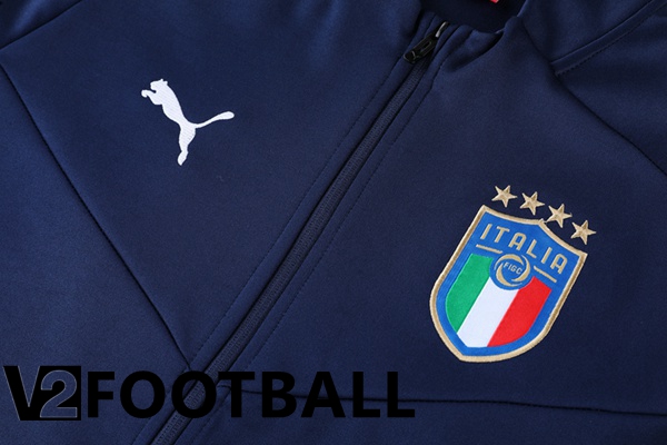 Italy Training Jacket Suit Royal Blue 2022/2023