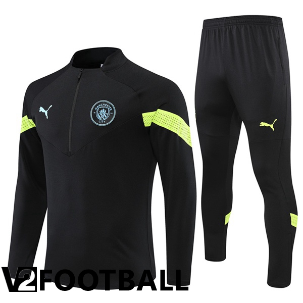 Manchester City Training Jacket Suit Black 2022/2023