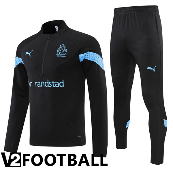 Olympique MarseilleTraining Jacket Suit Black 2022/2023