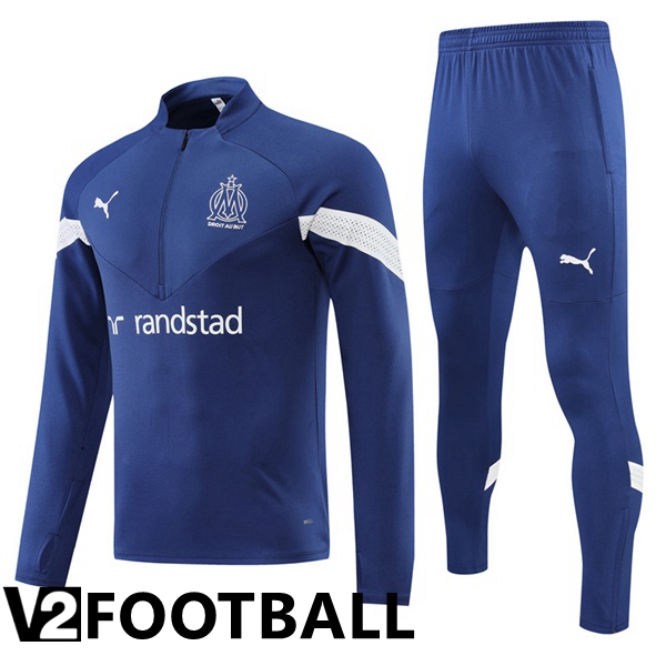 Olympique MarseilleTraining Jacket Suit Royal Blue 2022/2023