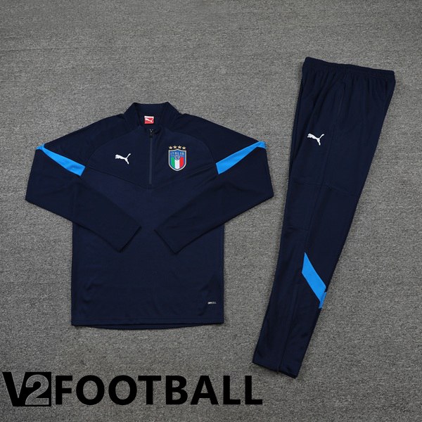 Italy Training Jacket Suit Blue 2022/2023