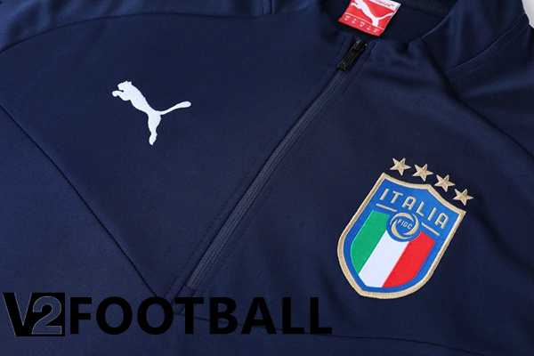 Italy Training Jacket Suit Blue 2022/2023