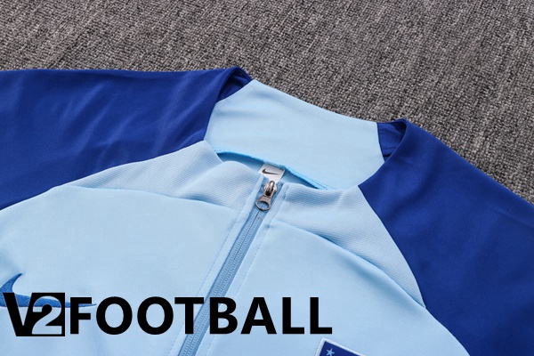 Olympique MarseilleTraining Jacket Suit Blue 2022/2023