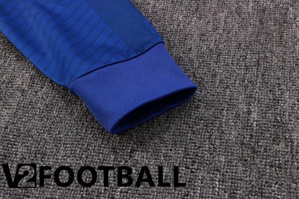 Olympique MarseilleTraining Jacket Suit Blue 2022/2023
