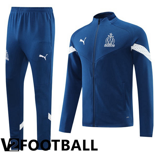 Olympique MarseilleTraining Jacket Suit Royal Blue 2022/2023