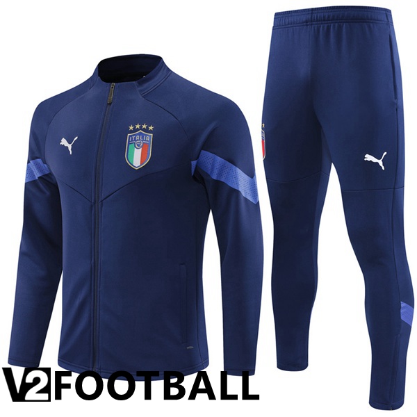 Italy Royal Training Jacket Suit Blue 2022/2023