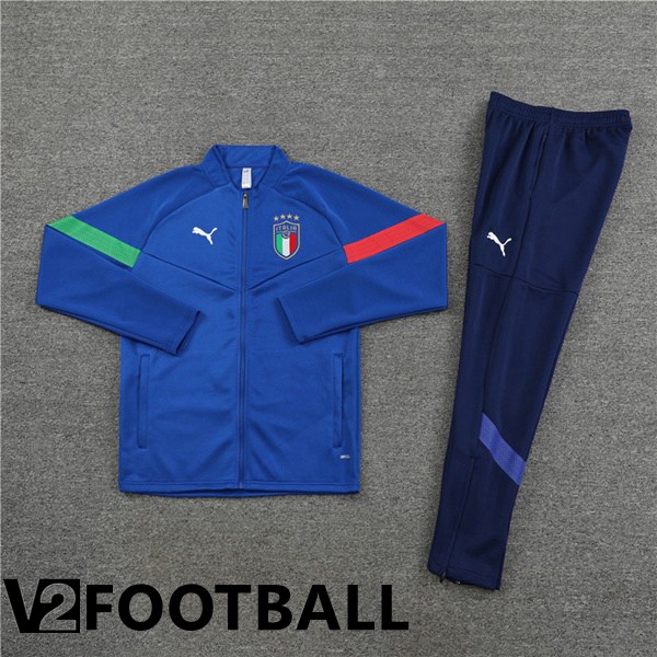 Italy Training Jacket Suit Blue 2022/2023