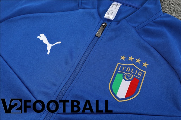 Italy Training Jacket Suit Blue 2022/2023