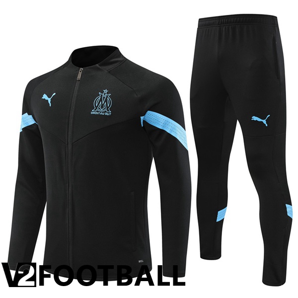 Olympique MarseilleTraining Jacket Suit Black 2022/2023