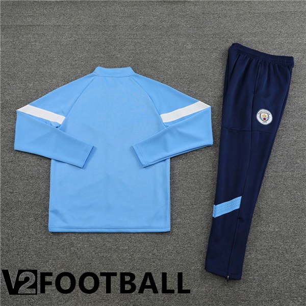 Manchester City Training Jacket Suit Blue 2022/2023