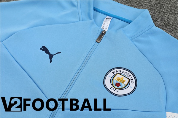 Manchester City Training Jacket Suit Blue 2022/2023