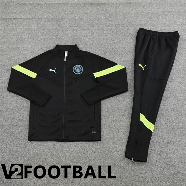 Manchester City Training Jacket Suit Black 2022/2023