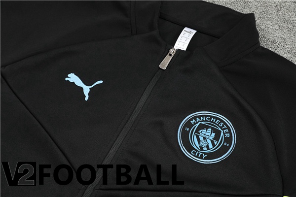 Manchester City Training Jacket Suit Black 2022/2023