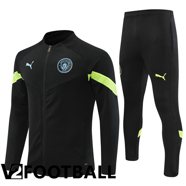 Manchester City Training Jacket Suit Black 2022/2023