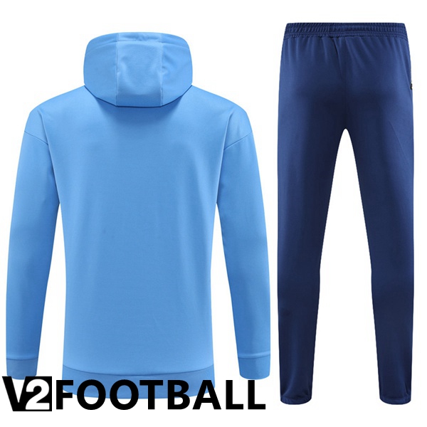 Manchester City Training Tracksuit Hoodie Blue 2022/2023