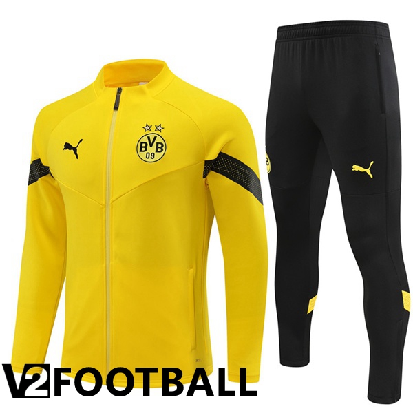 Borussia Dortmund Training Jacket Suit Yellow 2022/2023