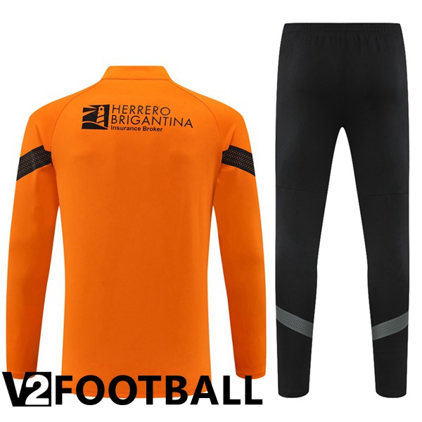 Valencia CF Training Jacket Suit Orange 2022/2023