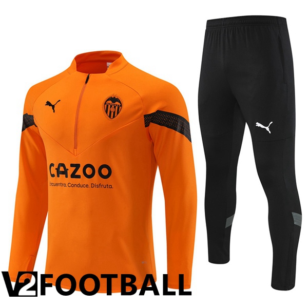 Valencia CF Training Jacket Suit Orange 2022/2023