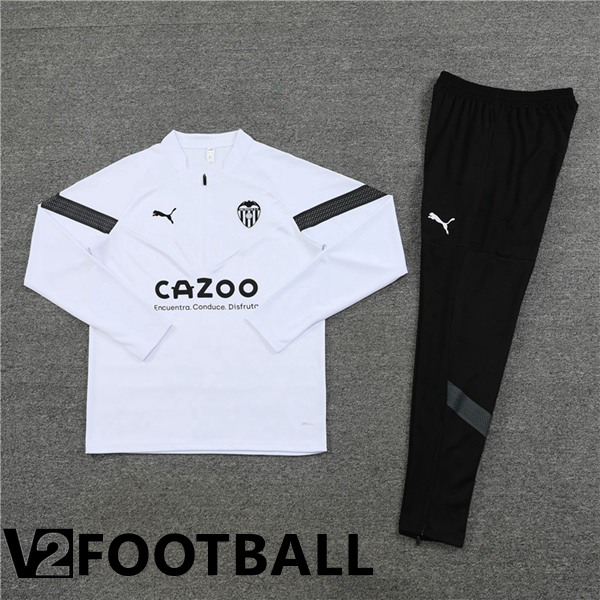 Valencia CF Training Jacket Suit White 2022/2023