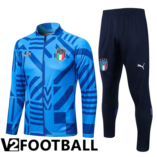 Italy Training Jacket Suit Blue 2022/2023