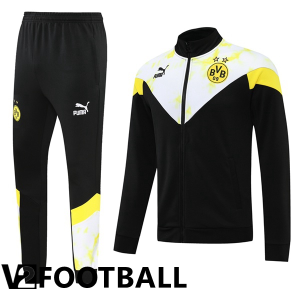 Borussia Dortmund Training Tracksuit Windbreaker Black Yellow 2022/2023