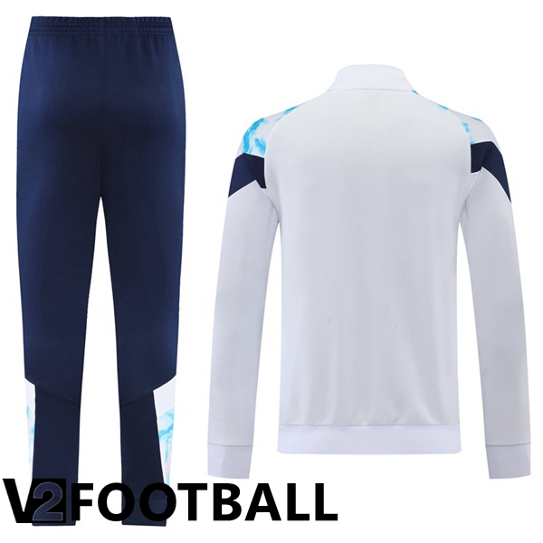 Manchester City Training Jacket Suit White 2022/2023