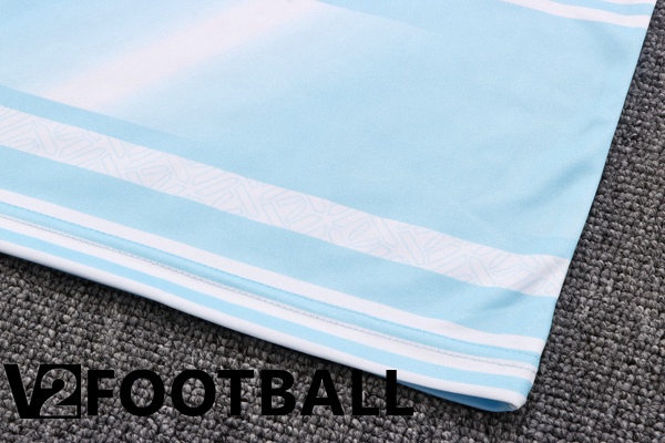 Manchester City Training T Shirt + Shorts Blue 2022/2023