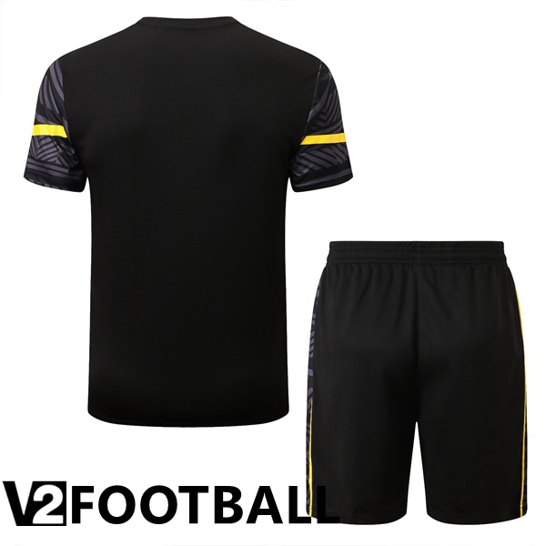 Borussia Dortmund Training T Shirt + Shorts Black 2022/2023