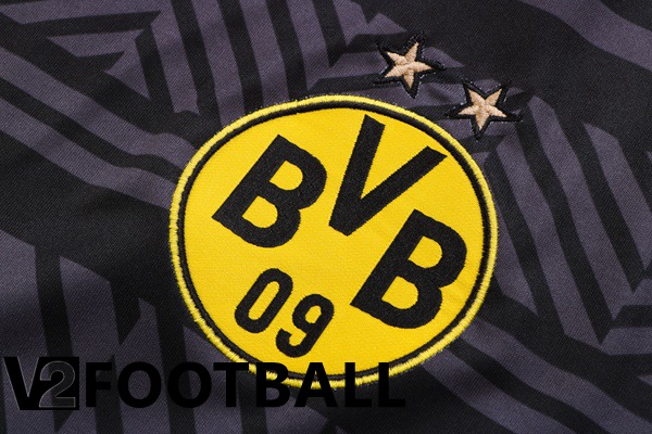 Borussia Dortmund Training T Shirt + Shorts Black 2022/2023