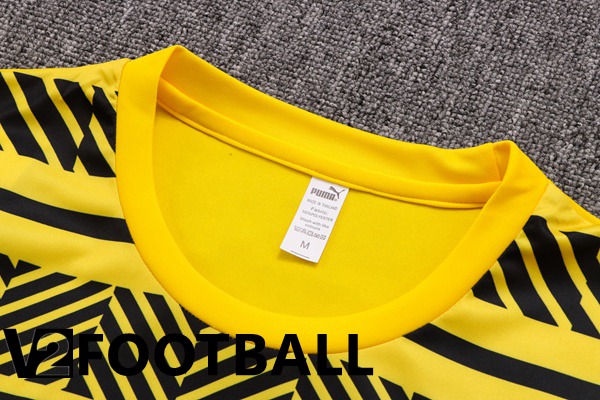 Borussia Dortmund Training T Shirt + Shorts Yellow 2022/2023