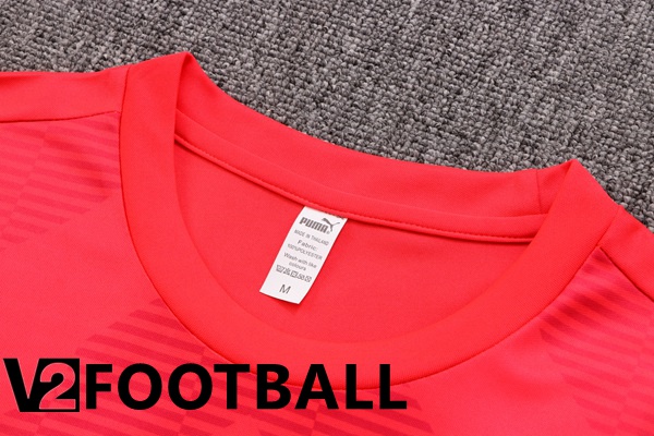 Palmeiras Training T Shirt + Shorts Red 2022/2023
