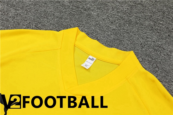 Borussia Dortmund Training T Shirt + Shorts Yellow 2022/2023