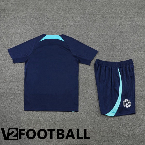 Inter Milan Training T Shirt + Shorts Royal Blue 2022/2023